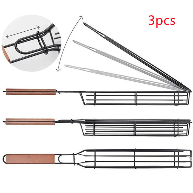 Mesh Stainless Steel Barbecue Basket