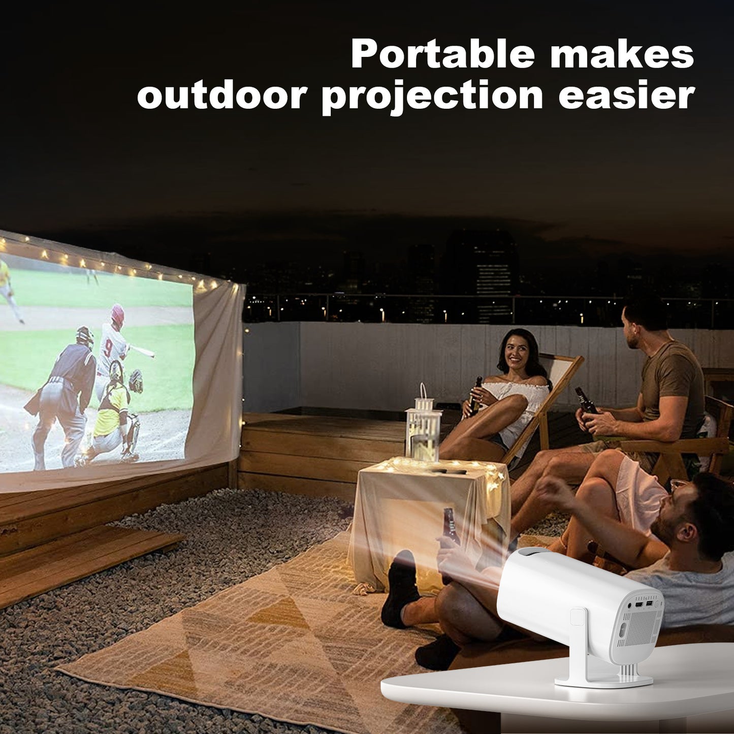 Mini Household 4K Projector